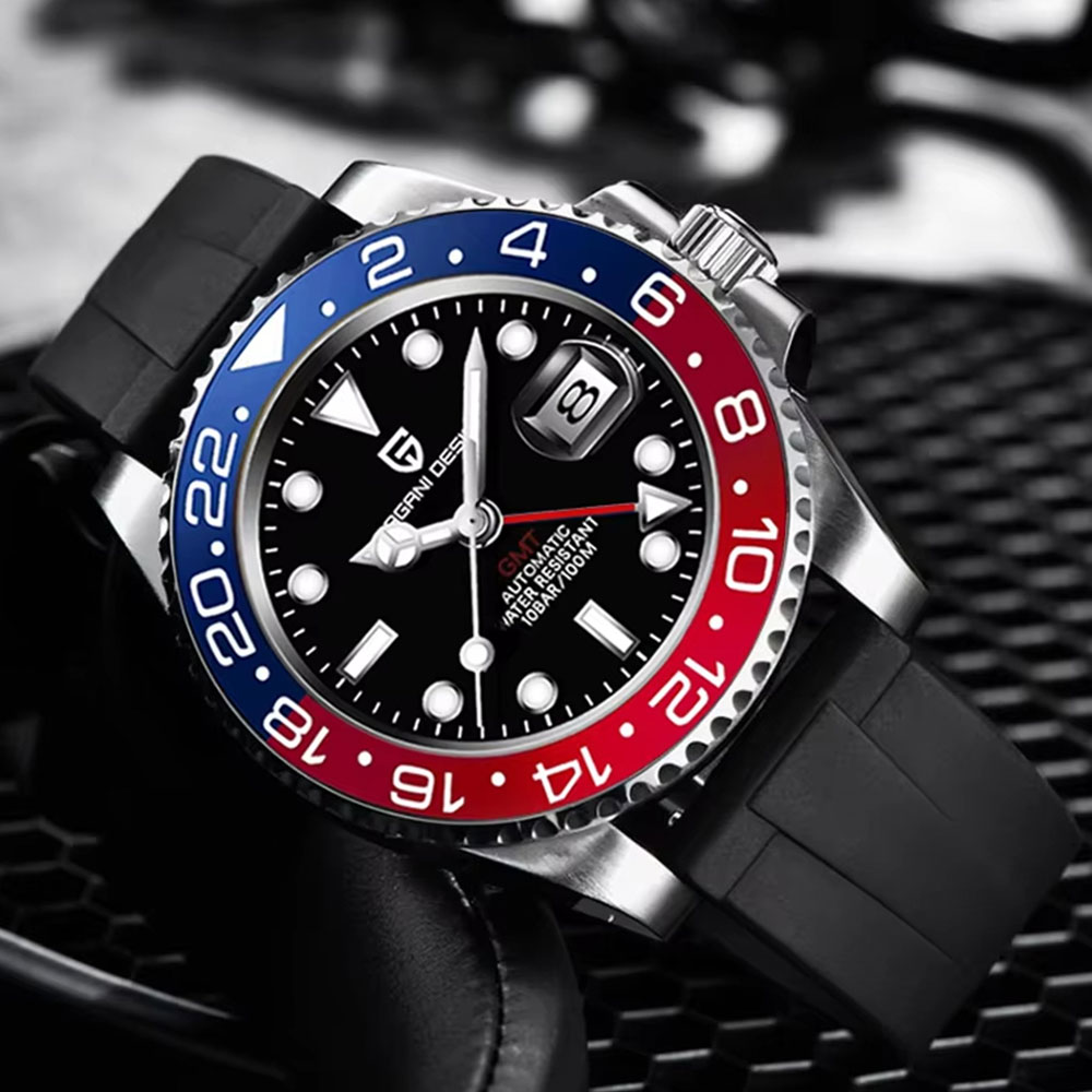 Luxury Watch La - 40 mm PAGANI DESIGN GMT herenhorloge
