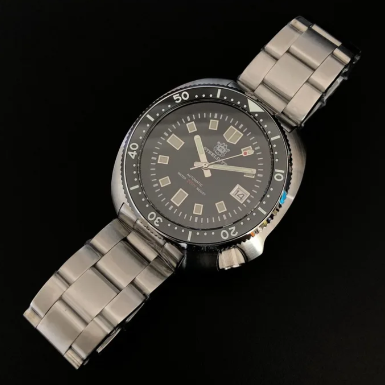 Seiko Watch Prospex - STEELDIVE Mannen Automatisch Horloge 43.8mm Mechanisch