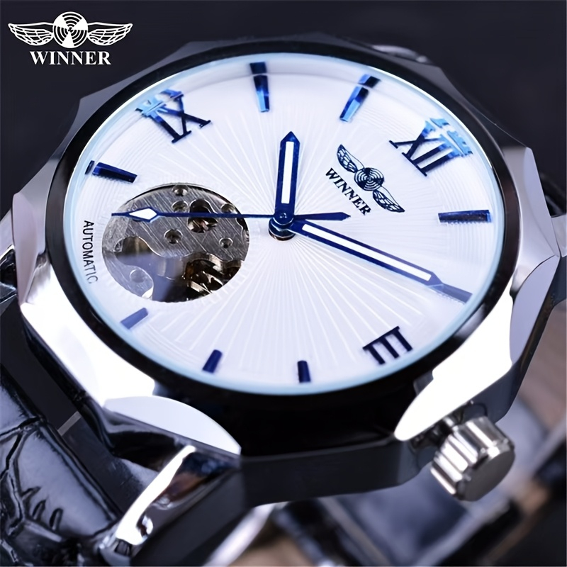 Luxury Watch Name Brands - Klassiek, open uurwerk, automatisch mechanisch horloge