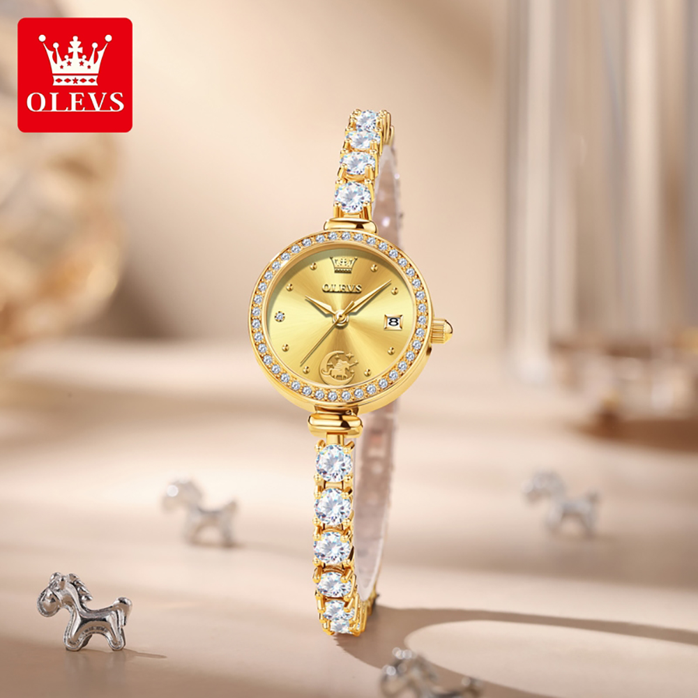 Luxury Watch E Jewellery - OLEVS Luxe Originele Dameshorloges Sieraden Armband