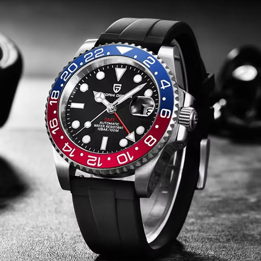 40 mm PAGANI DESIGN GMT herenh - Luxury Watch La recensie en prijs