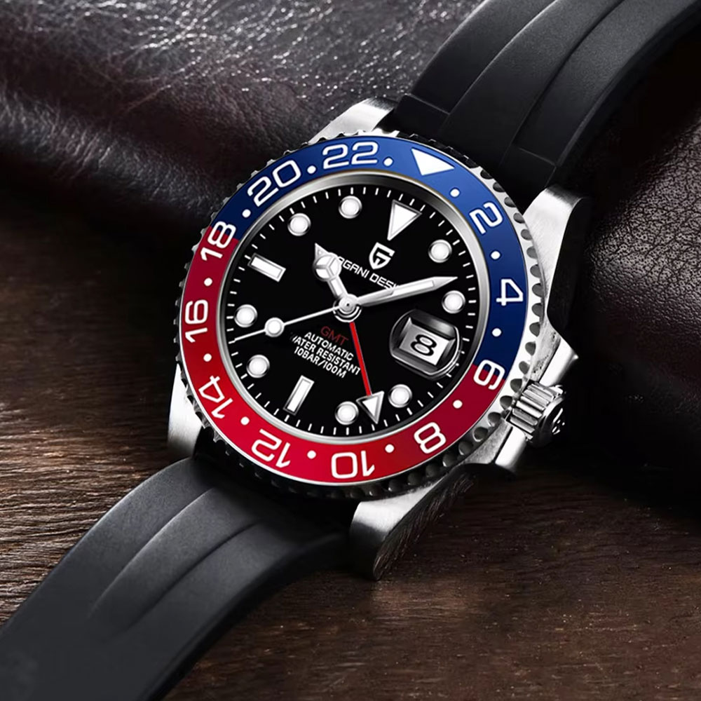 40 mm PAGANI DESIGN GMT herenh - Luxury Watch La recensie en prijs