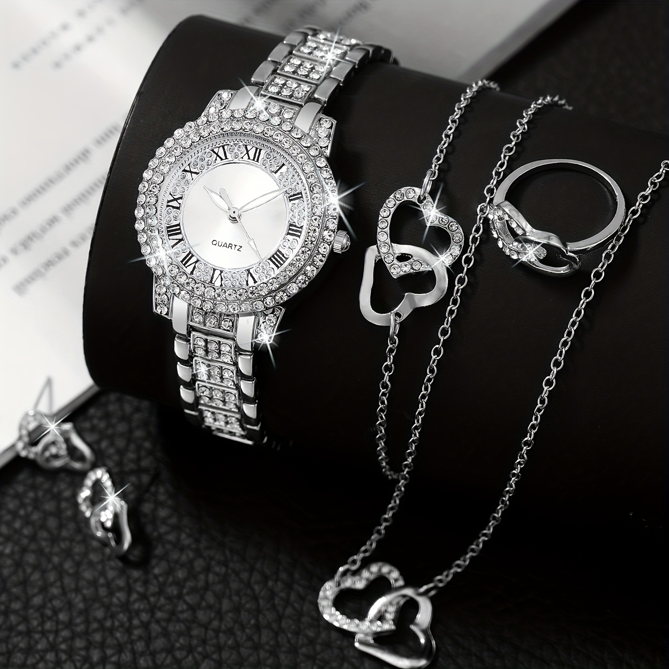 6-delige set dameshorloge, lux - Luxury Watch Gift For Her recensie en prijs