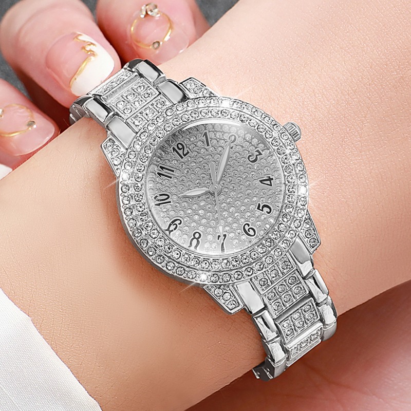 2-delige luxe diamanten damesh - Luxury Watch Arabic recensie en prijs