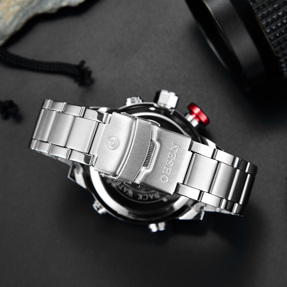 Nieuwe Ohsen Merk Digitale Qua - Luxury Watch White recensie en prijs