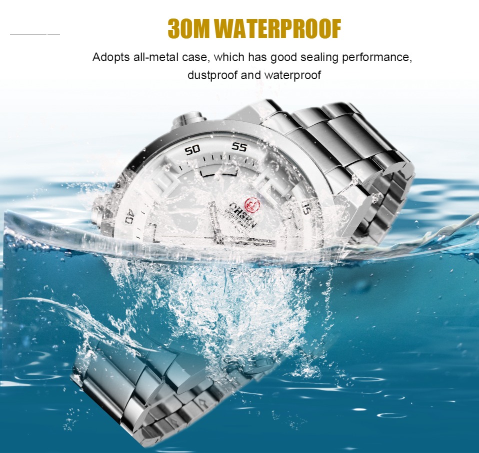 Nieuwe Ohsen Merk Digitale Qua - Luxury Watch White recensie en prijs