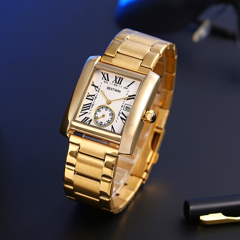 Luxe herenhorloge Heren goud w - Luxury Watch White recensie en prijs