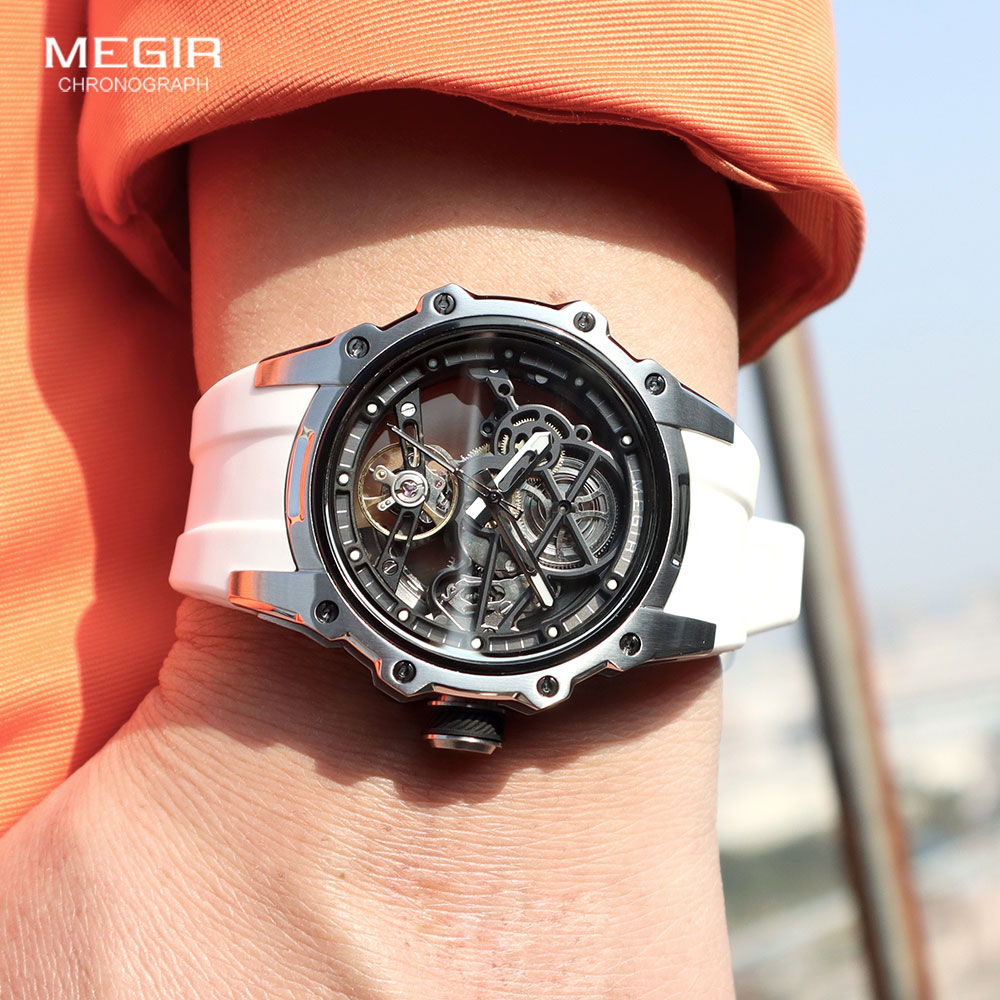 MEGIR Sport automatisch mechan - Luxury Watch White recensie en prijs