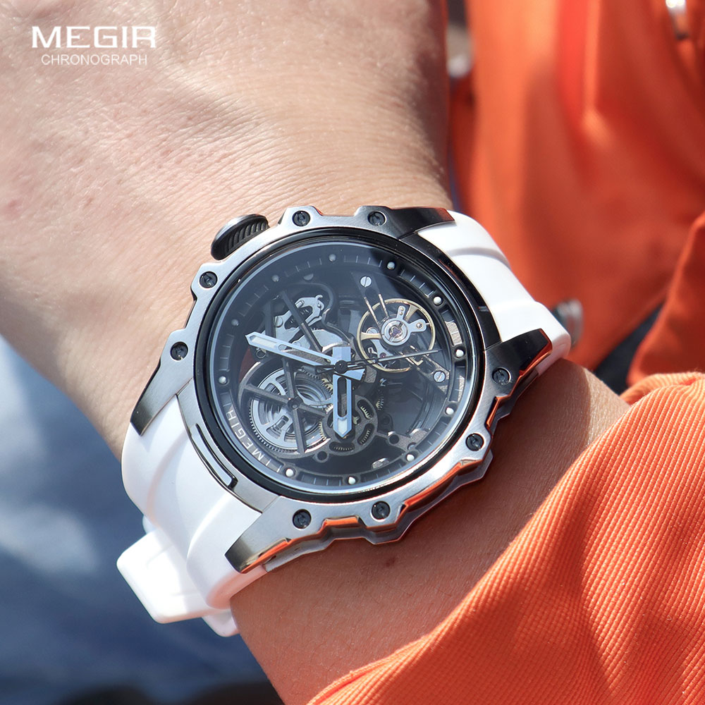 MEGIR Sport automatisch mechan - Luxury Watch White recensie en prijs