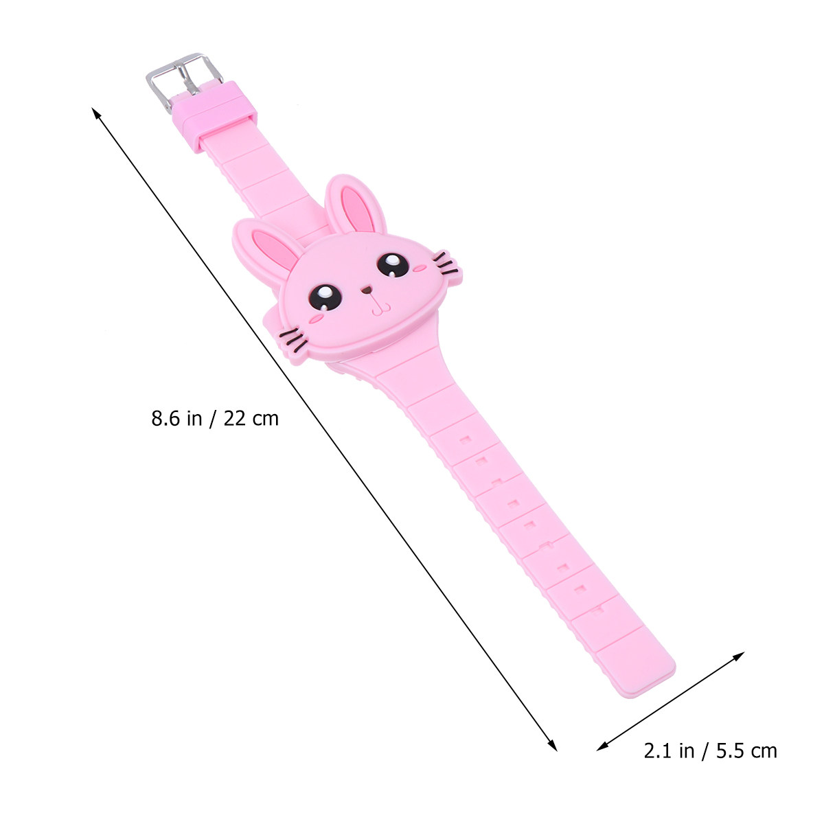 Siliconen LED Cartoon Konijn H - Luxury Watch White recensie en prijs