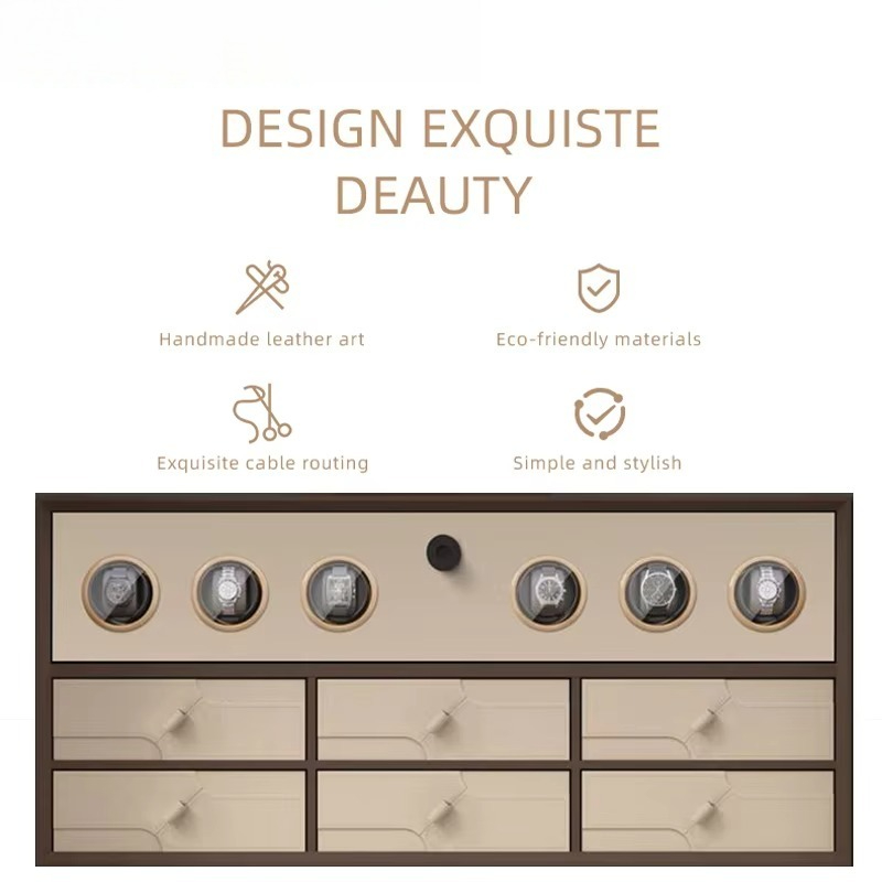 Luxe lederen juwelendoos met 6 - Luxury Watch E Jewellery recensie en prijs