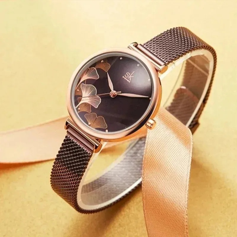 Luxe dameshorloge met ginkgo-m - Luxury Watch Gift For Her recensie en prijs